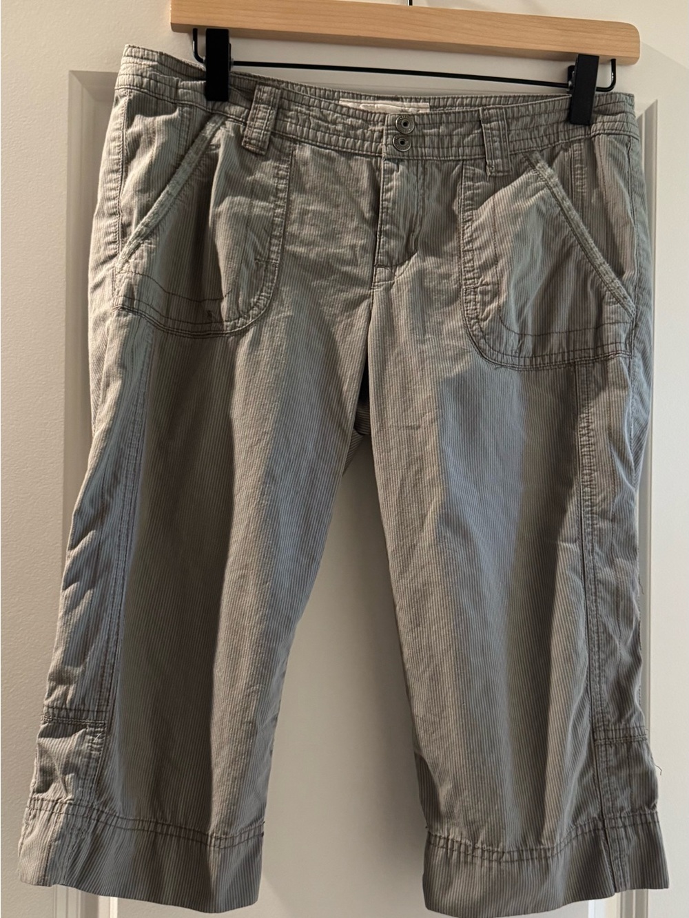 Aeropostale Olive Green Drawstring Waist Pants